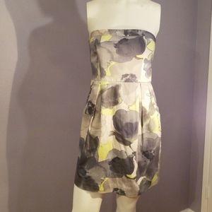 Theory strapless cocktail dress
